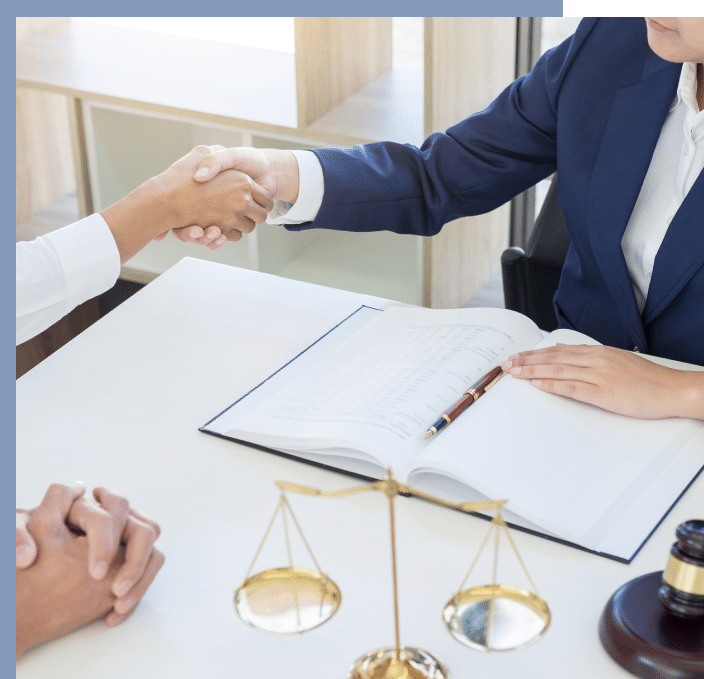 tax lawyer is consulting client